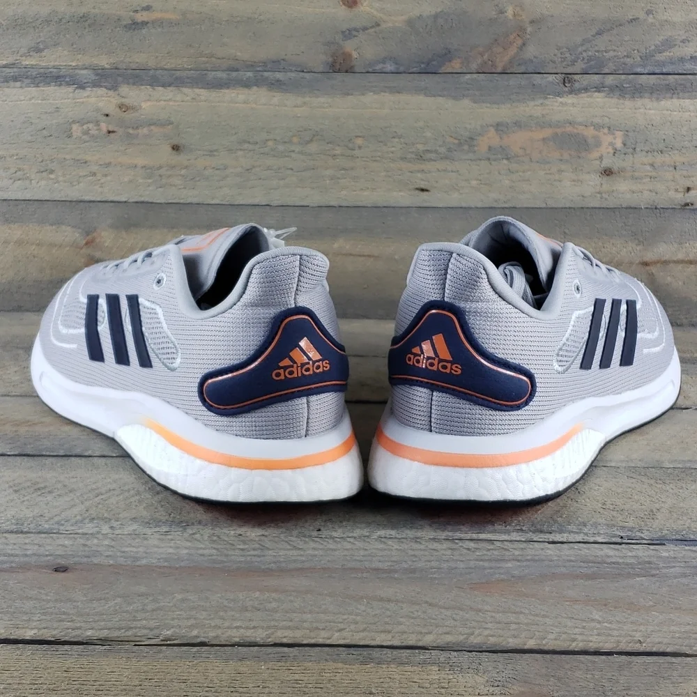 adidas Supernova Boost Bounce Men's Running Training Shoes Grey/Navy